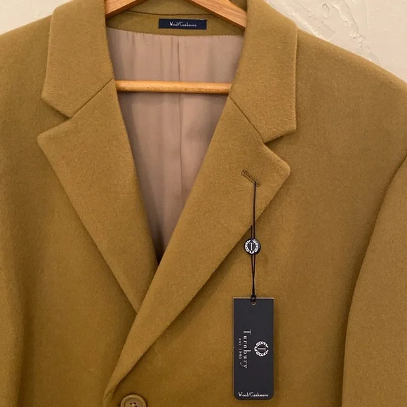 Turnbury of London Wool/Cashmere Men’s Coat - Picture 3 of 7